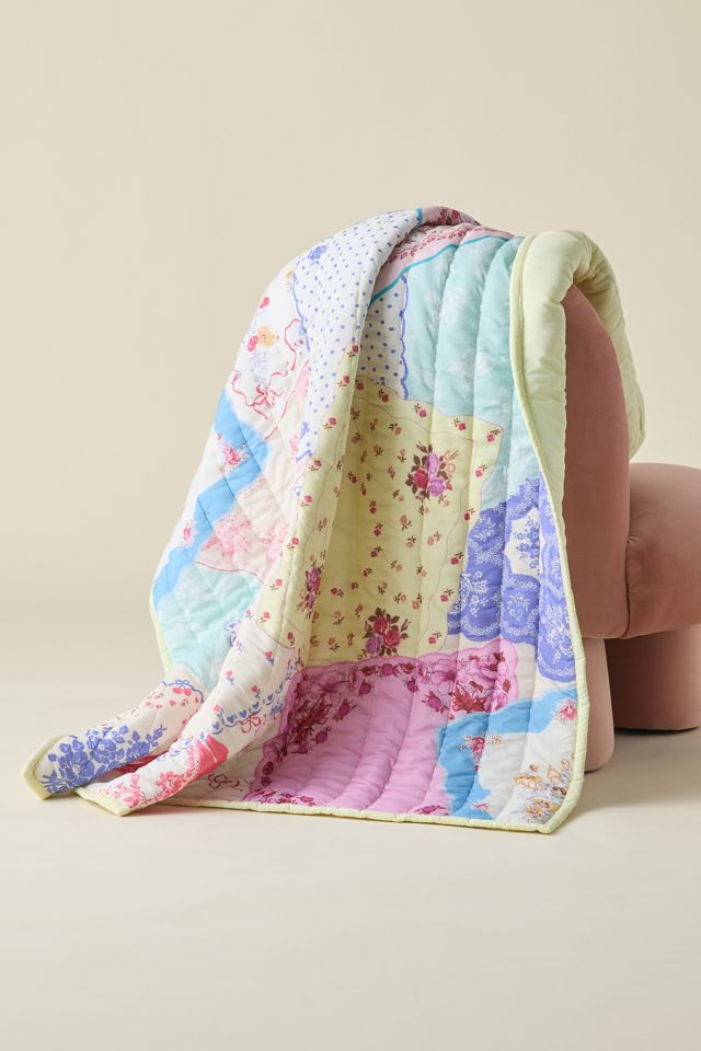 Plaid Trapuntato Patchwork Hankie #1
