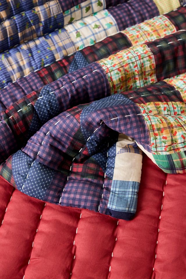 Vintage Patch Quilted Throw #2