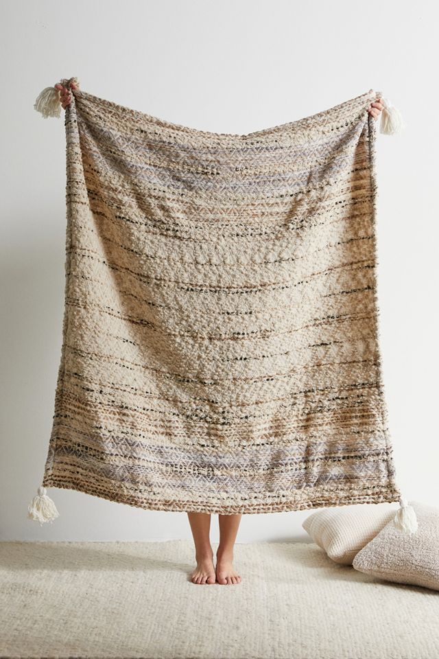 Sandrah Woven Throw Urban Outfitters UK