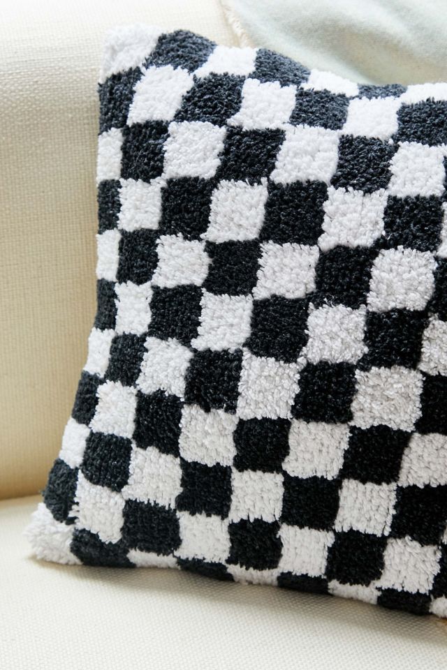 Black and White Urban Outfitters Pouf outlets Cushion