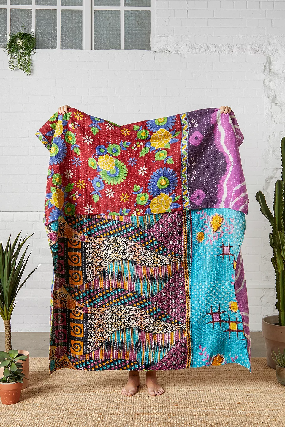 urbanoutfitters.com | Urban Renewal One-Of-A-Kind Vintage Reversible Kantha Quilt