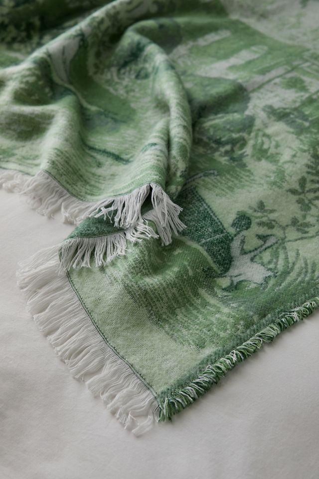 Toile Landscape Throw #2