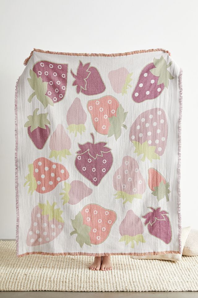 Coperta d'Arte con Fragole #1
