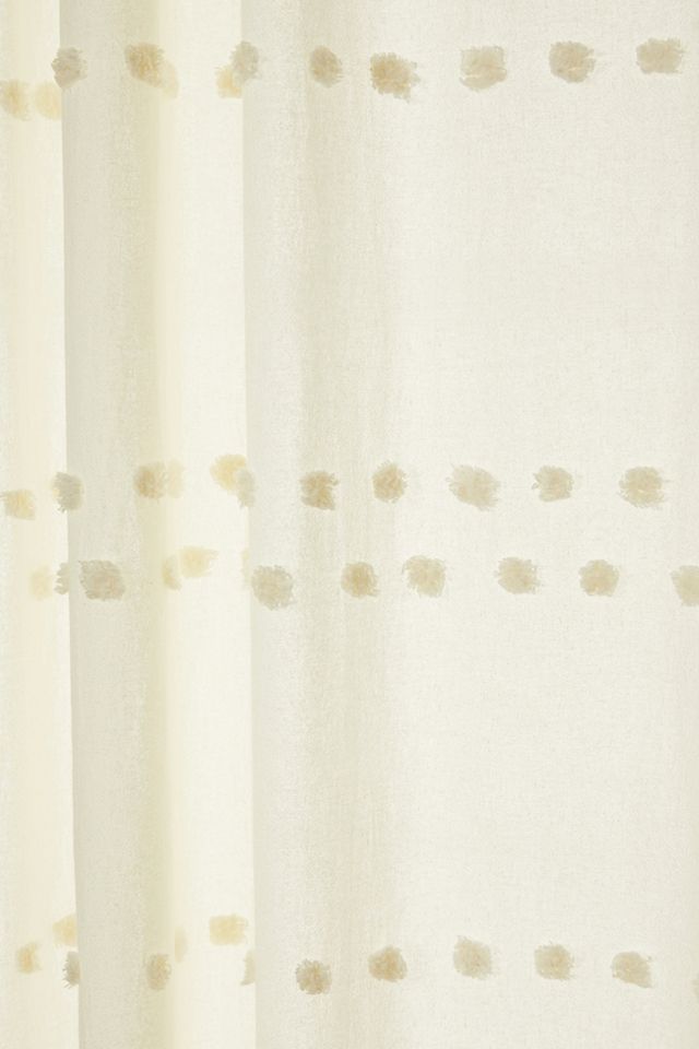Tufted Stripe Window Curtain #1
