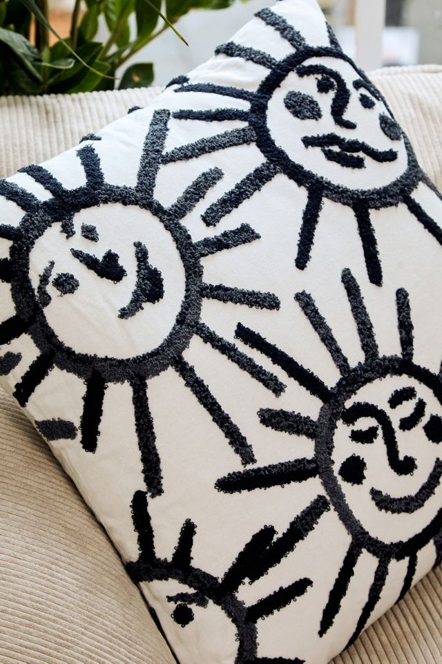 Coussin Touffeté Happy Sunshines #1