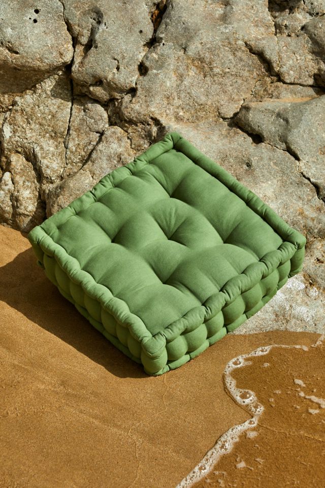 Green 2025 floor cushion