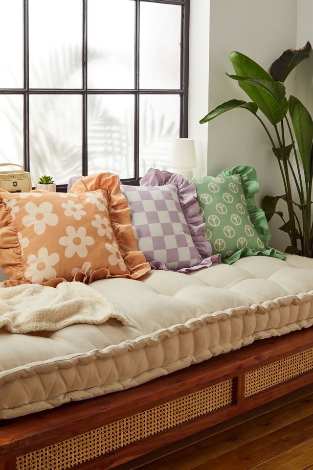 Ruffle Floral Cushion  #2