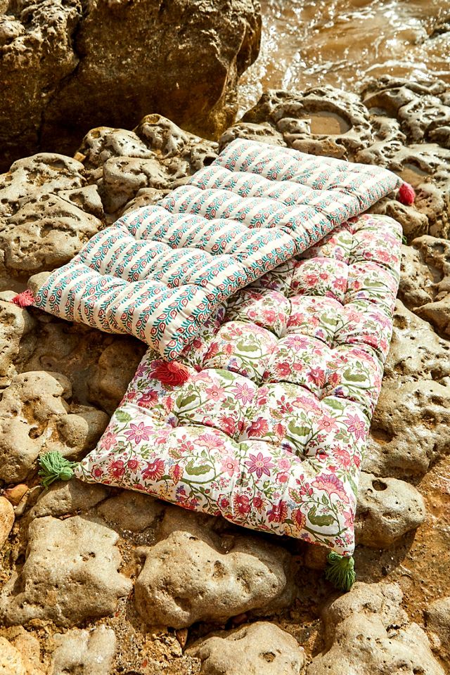 Marnie Floral Print Floor Cushion Urban Outfitters UK