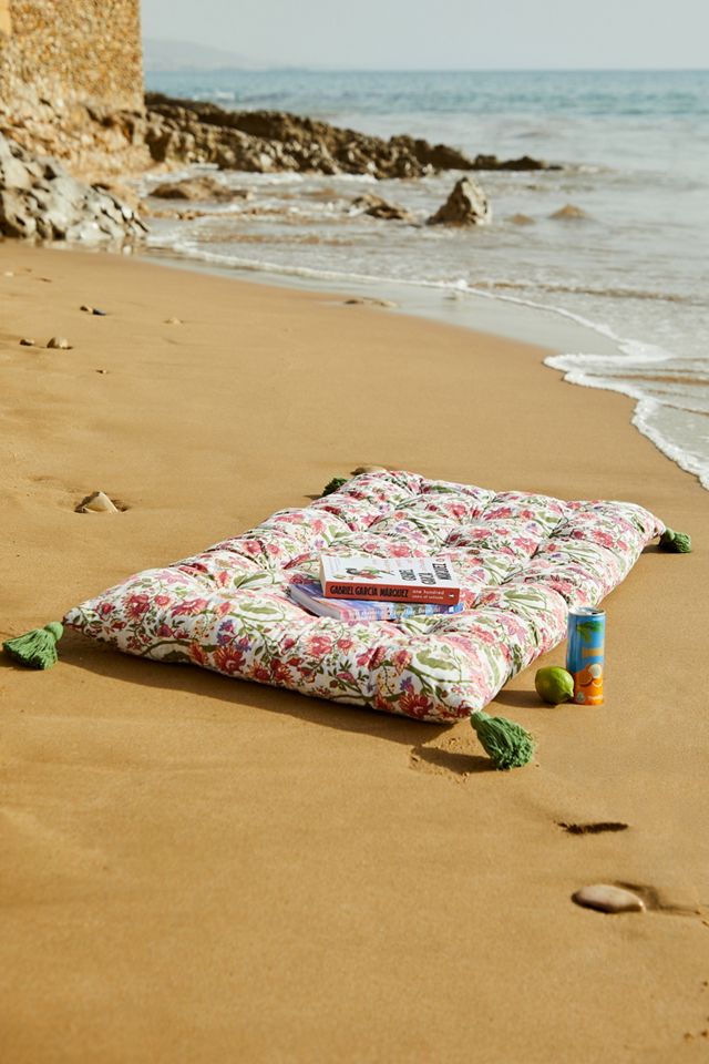 Marnie Floral Print Floor Cushion Urban Outfitters UK