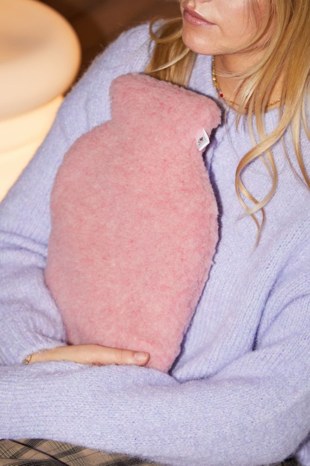 Bouillotte en laine rose Yoko #1