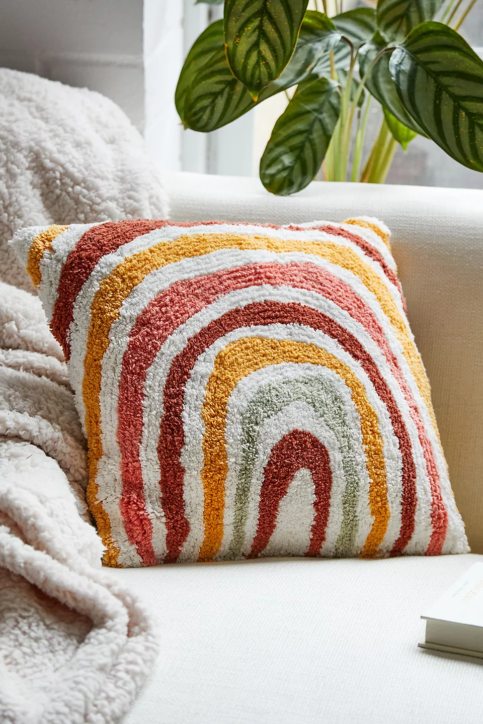 urbanoutfitters.com | Rainbow Tufted Cushion