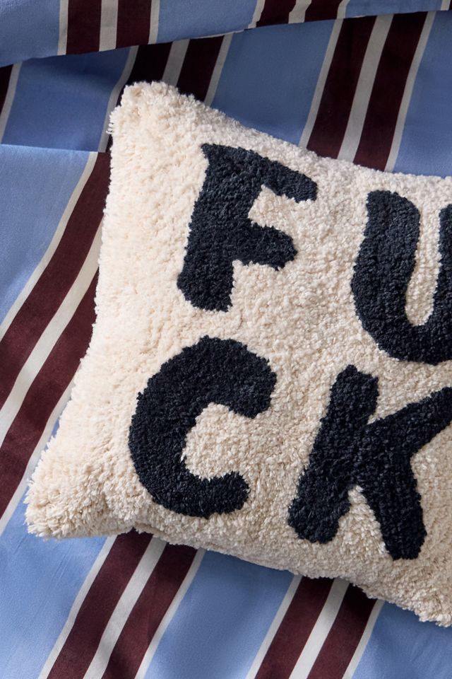 F*ck Tuft Mini Cushion #1