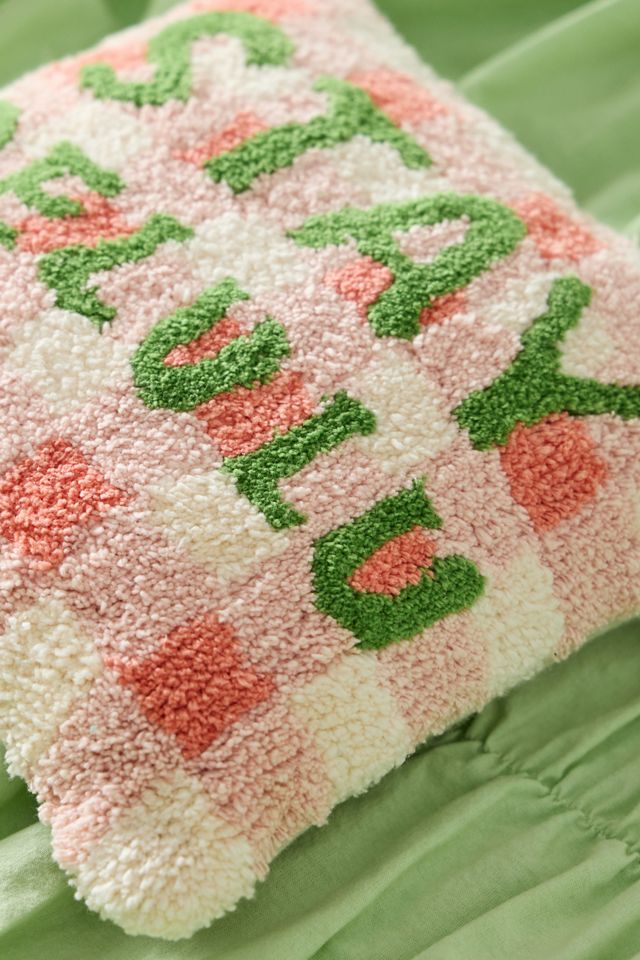 Coussin Mini Tufté Stay Delulu #1