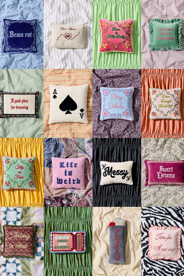 Mini coussin touffu désordonné #3
