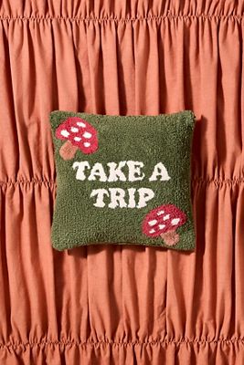 Take a Trip Mini Tufted Cushion
