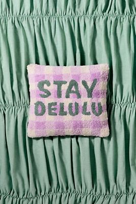Coussin Mini Tufté Stay Delulu