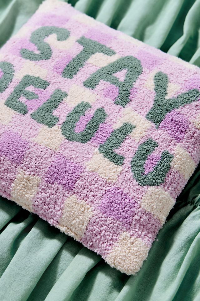 Cuscino Mini Imbottito Stay Delulu #1