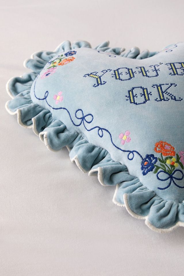 You're Ok Velvet Cushion #2