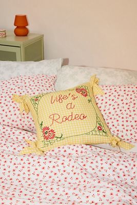 La Vida Es Un Rodeo Cojín