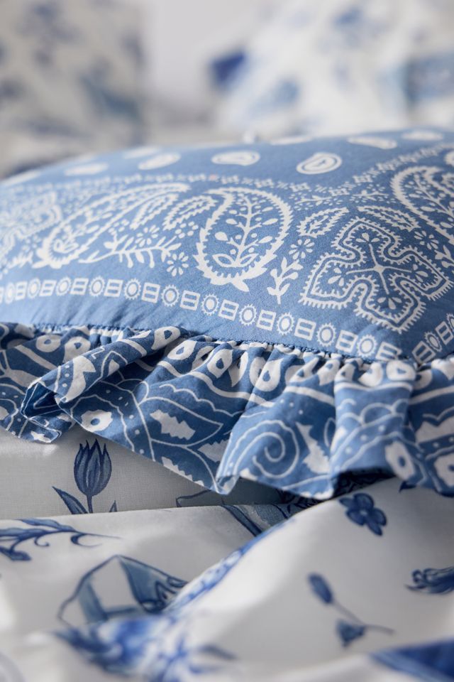 Blue Bandana Heart Cushion #1