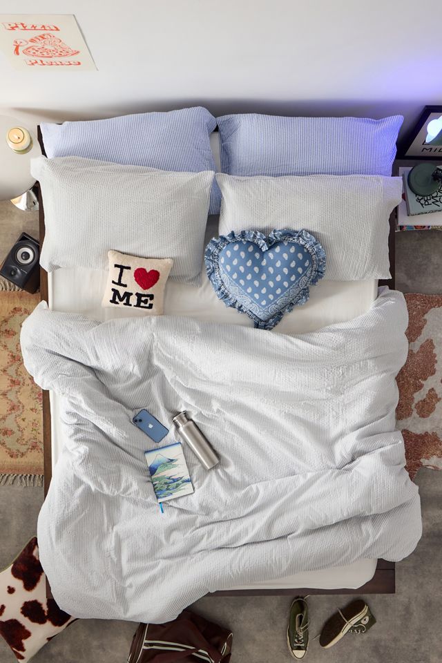 Blue Bandana Heart Cushion #2