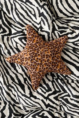 Leopard Star Cushion