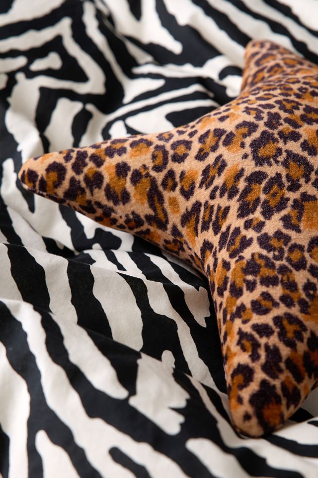 Leopard Star Cushion #1