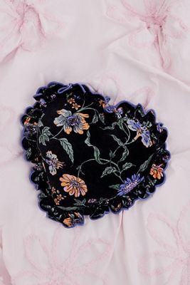 Ella Vine Heart Ruffle Cushion