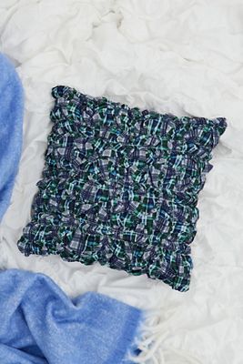 Check Scrunchie Cushion