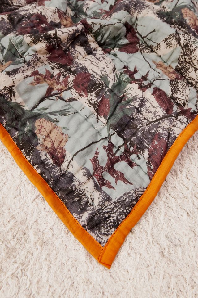 Camo Quilted Throw #1