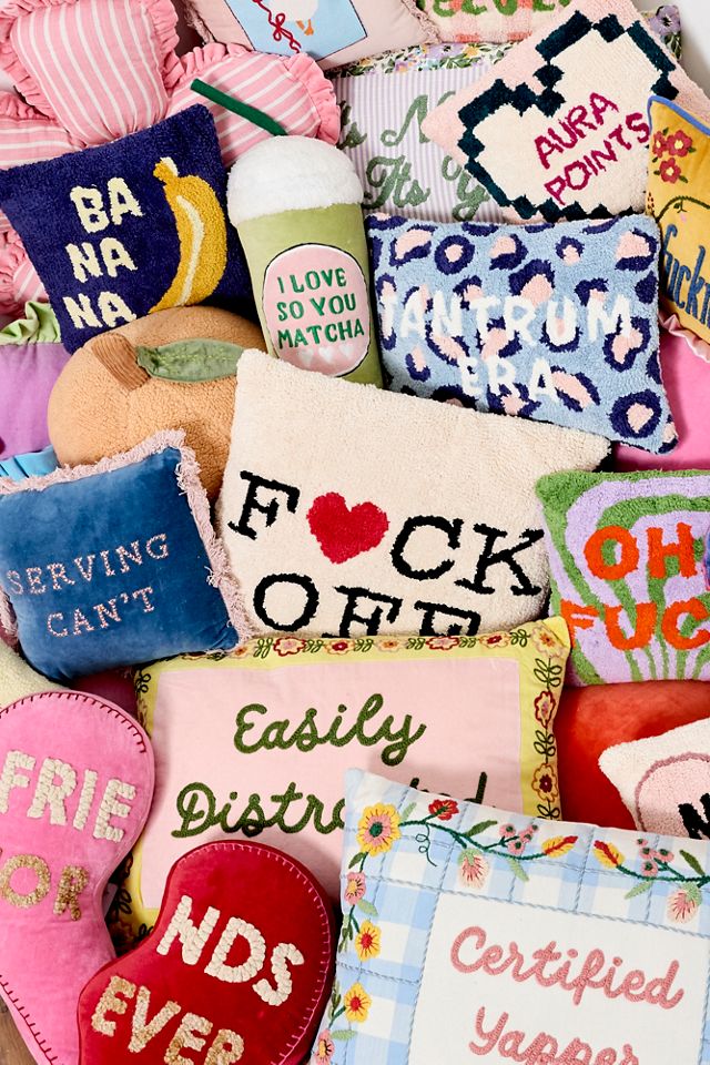 Cuscino con Fiore a Quadri Verdi #2