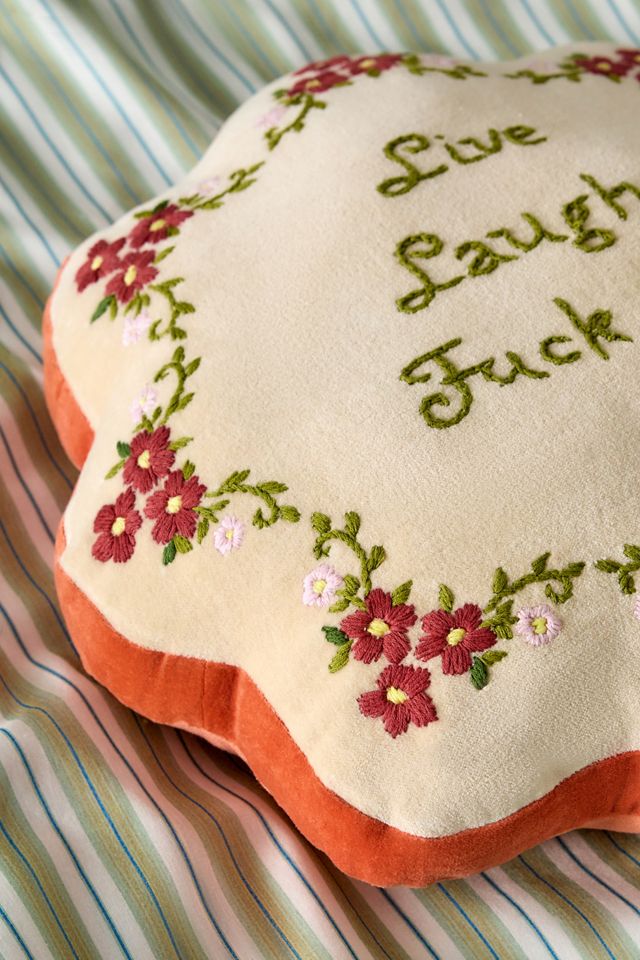 Coussin Live Laugh F*ck Off #1
