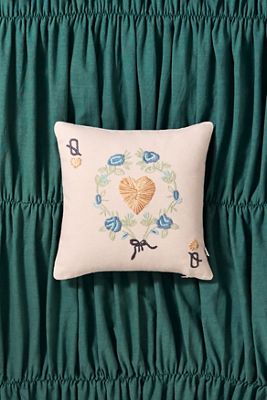 Cuscino Ricamato Queen Of Hearts