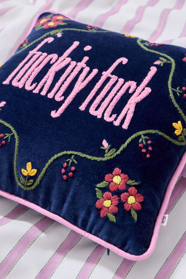 Blaues F*ckity F*ck Kissen #1