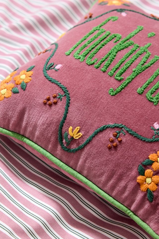 Raspberry F*ckity F*ck Cushion #1