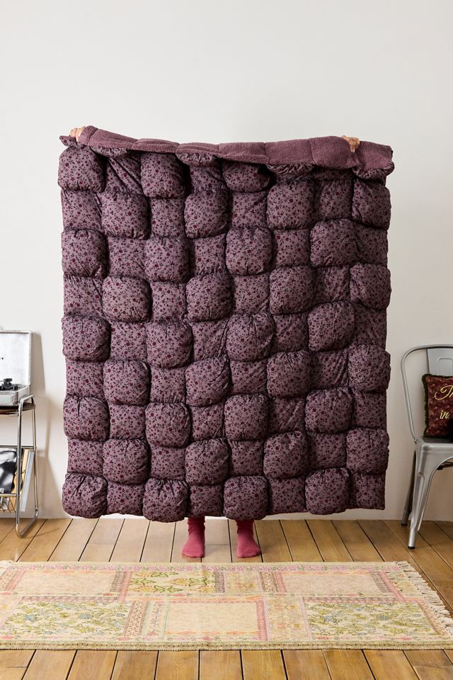 Clarissa Sherpa Puff Throw #1