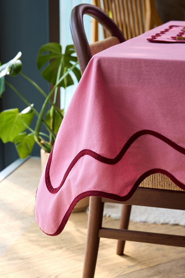 Pink Wiggle Tablecloth #2