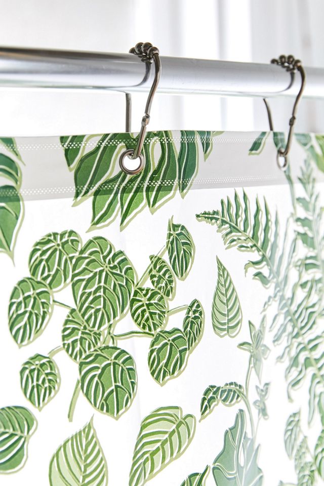 Jungle Leaf Shower Curtain #2