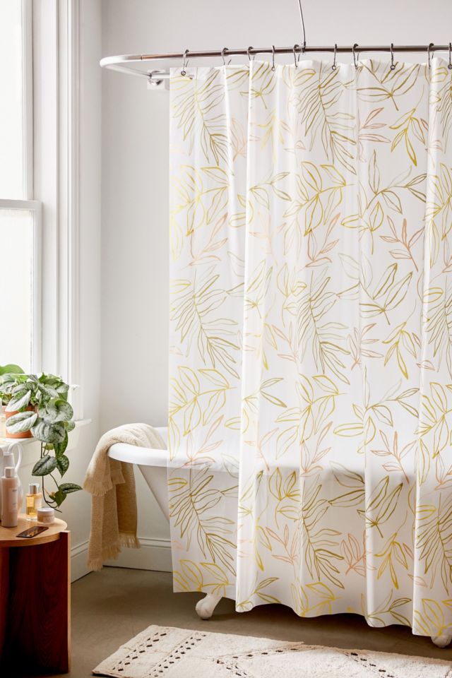 Leaf Shower Curtain | Urban Outfitters UK