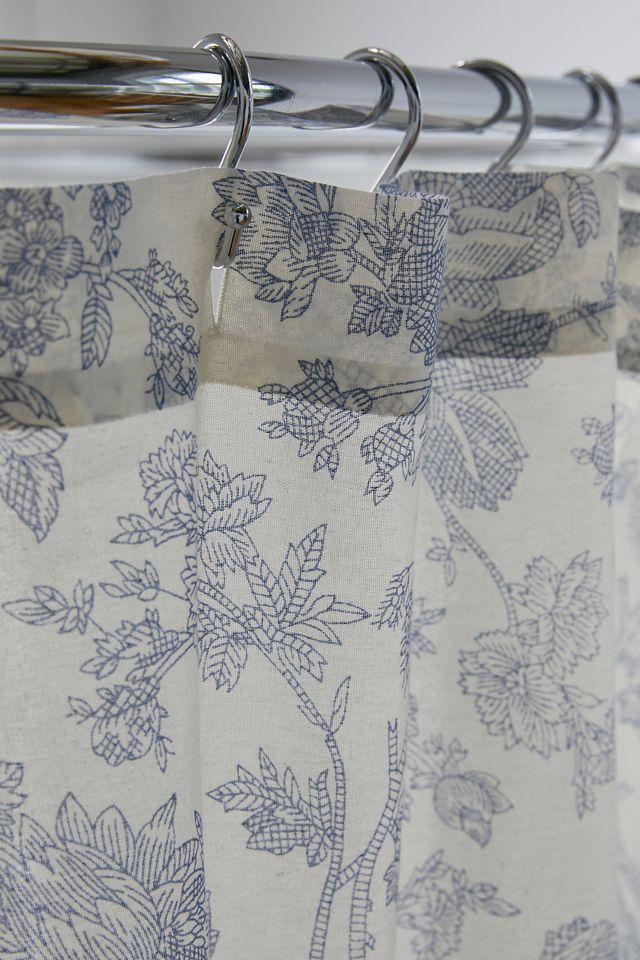 Blauer Toile-Duschvorhang #2