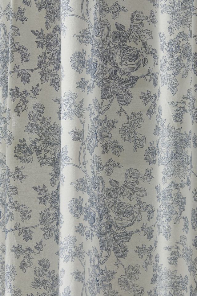 Blauer Toile-Duschvorhang #3