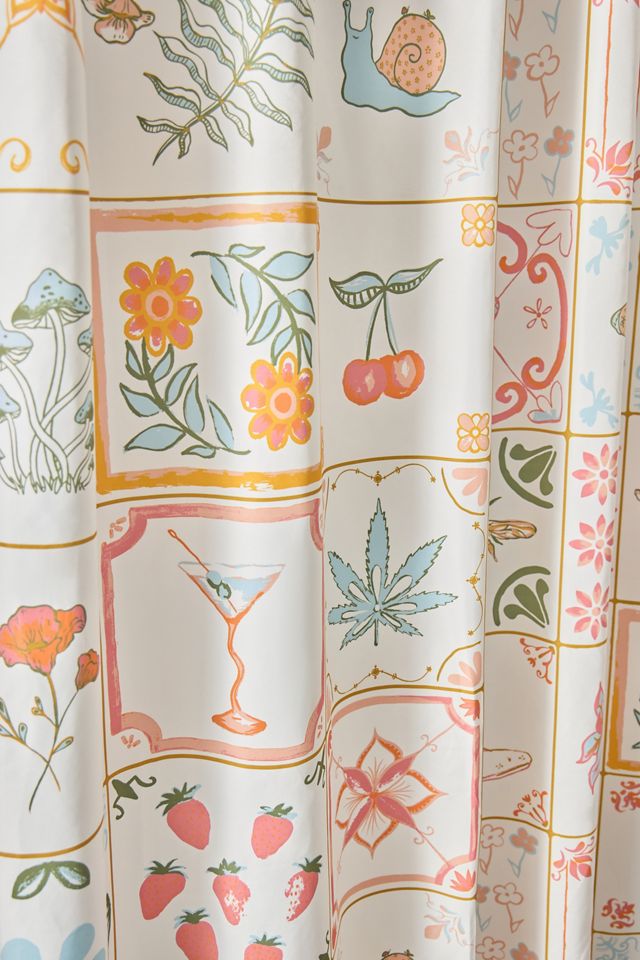 Mariana Tiles Shower Curtain #1