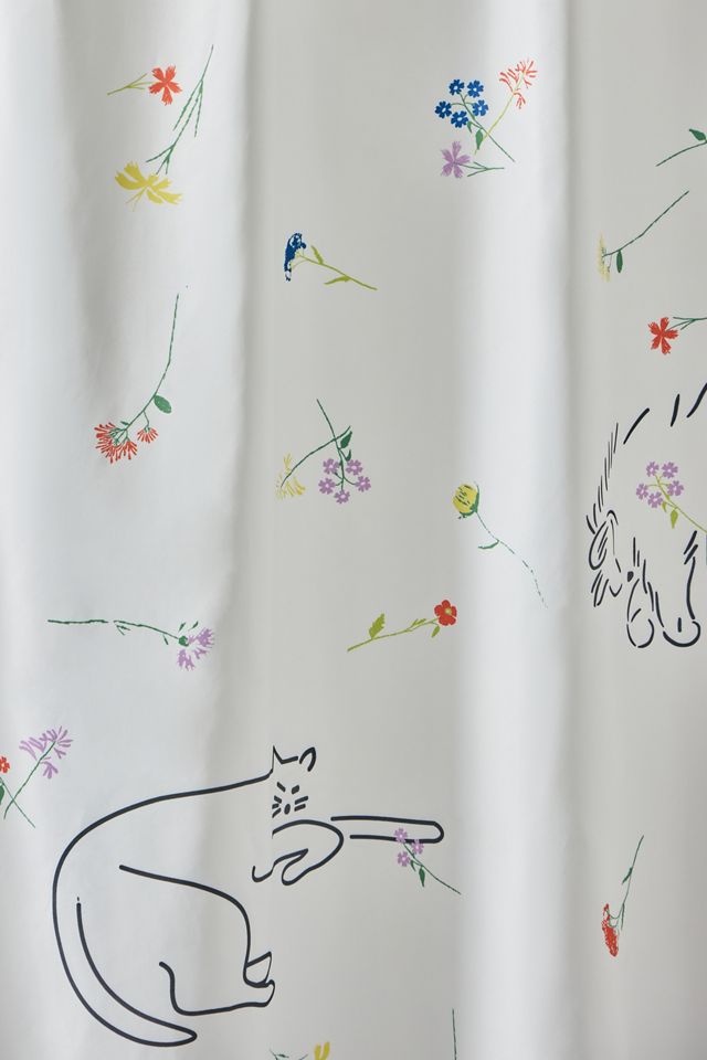 Sleep Cat Shower Curtain #2