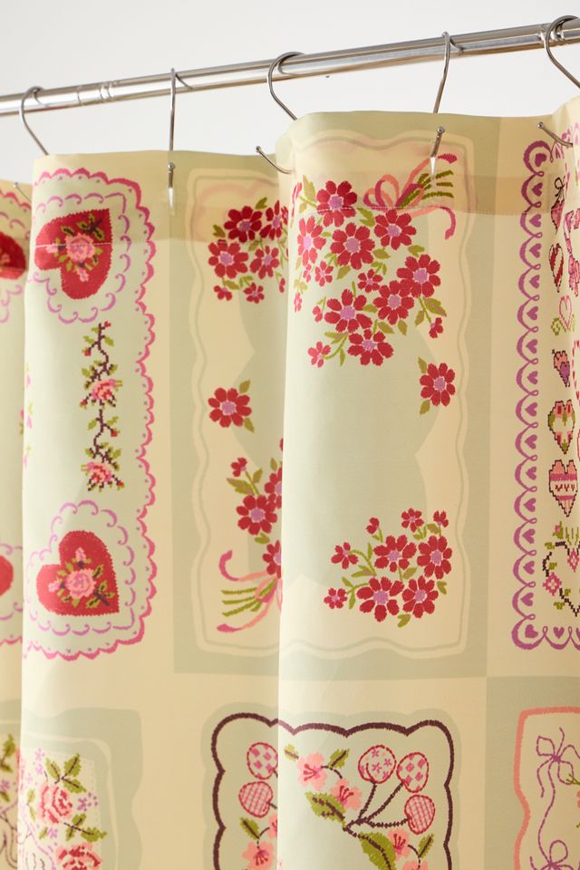 Hankie Patch Shower Curtain #1