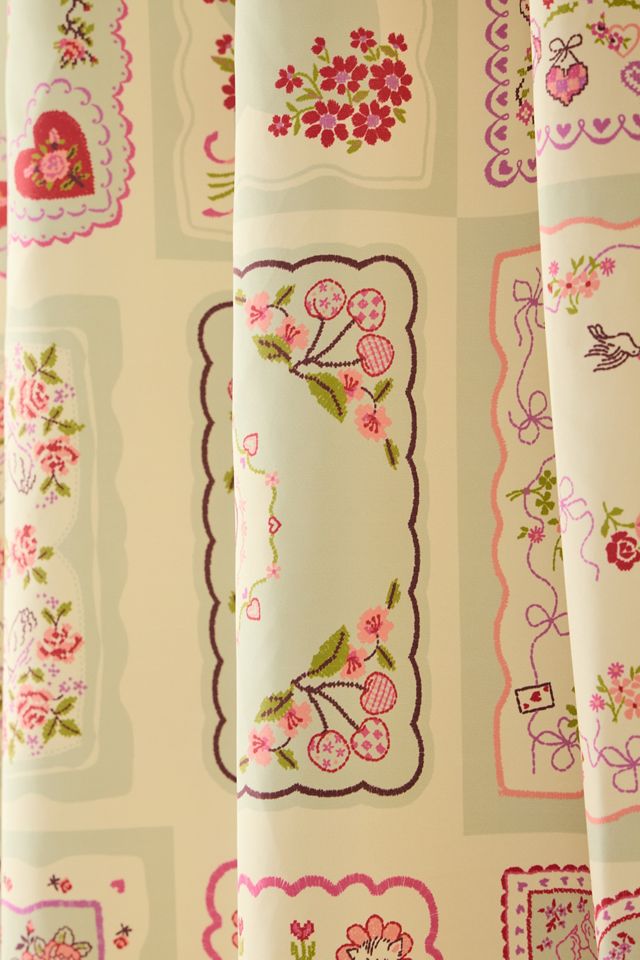 Hankie Patch Shower Curtain #2