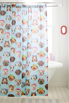 Dog Collage Shower Curtain