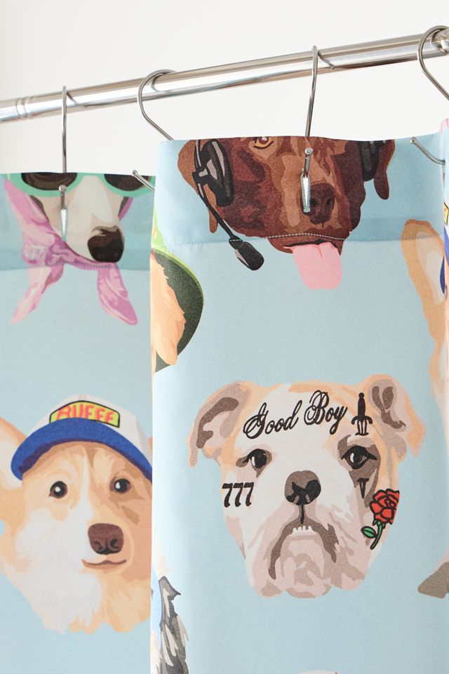 Dog Collage Shower Curtain #1