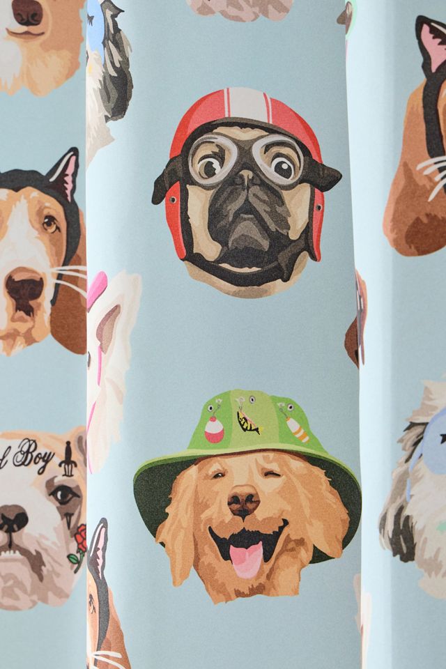 Dog Collage Shower Curtain #2