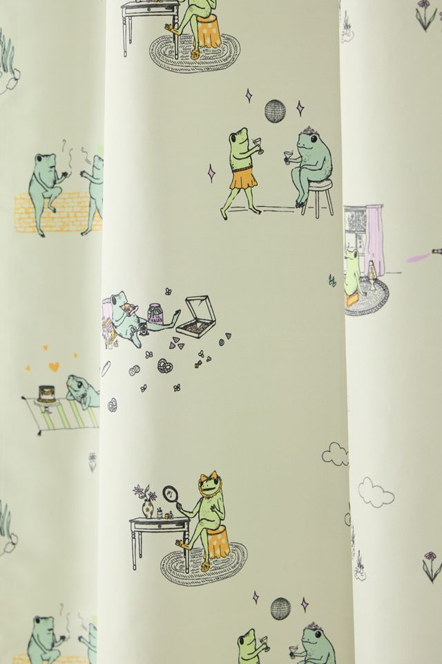 Silly Frog Shower Curtain #1