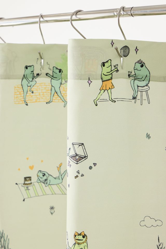 Silly Frog Shower Curtain #2
